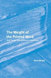 book The Weight of the Printed Word: Text, Context and Militancy in Operaismo