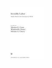 book Invisible Labor: Hidden Work in the Contemporary World