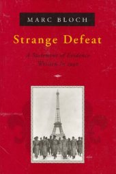 book Strange Defeat: A Statement of Evidence Written in 1940