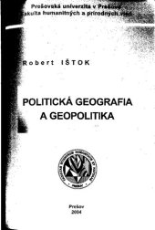 book Politická geografia a geopolitika