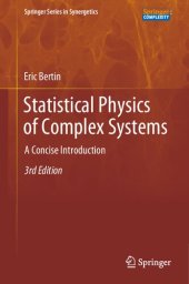 book Statistical Physics of Complex Systems