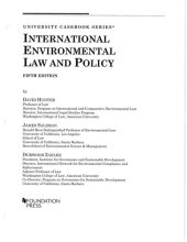 book International Environmental Law and Policy, 5th (University Casebook Series)