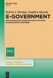 book E-Government: Implementation, Adoption and Synthesis in Developing Countries