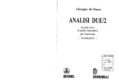 book Analisi due/2: secondo corso di analisi matematica per l'università