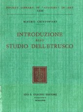 book Introduzione allo studio dell'etrusco