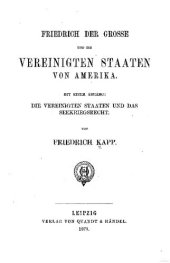 book Friedrich der Große und die Vereinigten Staaten von Amerika