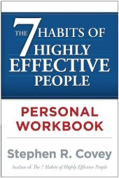 book The 7 Habits of Highly Effective People Personal Workbook