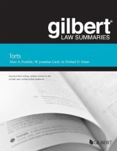 book Gilbert Law Summaries on Torts