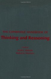 book The Cambridge Handbook of Thinking and Reasoning (Cambridge Handbooks in Psychology)