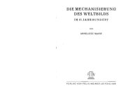 book Die mechanisierung des Weltbilds im 17. Jahrhundert