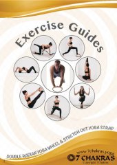 book Yoga Wheel Exercise Guide- Using a Double Radian Yoga Wheels & Stretch out yoga strap for stretching & for back pain, relaxation