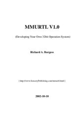 book Developing your own 32-bit operating system