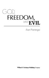 book God, Freedom, and Evil