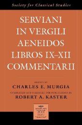 book Serviani in Vergili Aeneidos libros IX-XII commentarii