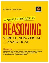 book A New Approach to Reasoning Verbal & Non-Verbal