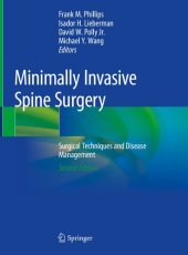 book Minimally Invasive Spine Surgery: Surgical Techniques and Disease Management