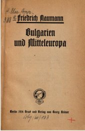 book Bulgarien und Mitteleuropa