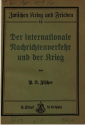 book Der internationale Nachrichtenverkehr und der Weltkrieg