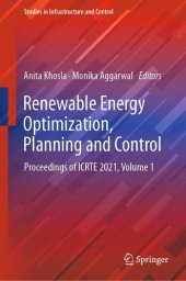 book Renewable Energy Optimization, Planning and Control: Proceedings of ICRTE 2021