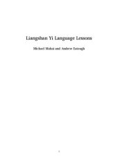 book Liangshan Yi Language Lessons