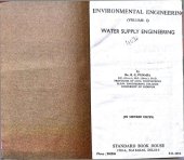 book Water Supply Engineering