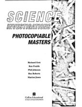 book Science Investigations: Photocopiable Masters