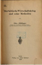 book Der britische Wirtschaftskrieg und seine Methoden