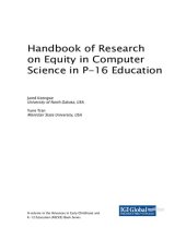 book Handbook of Research on Equity in Computer Science in P-16 Education