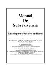 book Manual de Sobrevivência editado para civis e militares