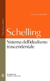 book Sistema dell'idealismo trascendentale