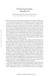 book Colloquia Germanica 42:1 (2009) "The German Gothic"