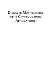 book Discrete Mathematics With Cryptographic Applications: A Self-Teaching Introduction