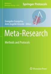 book Meta-Research: Methods and Protocols