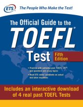 book The Official Guide to the TOEFL Test with DVD-ROM, Fifth Edition