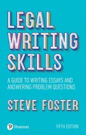 book Legal writing skills : a guide to writing essays and answering problem questions