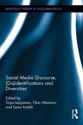 book Social Media Discourse, (Dis)identifications and Diversities