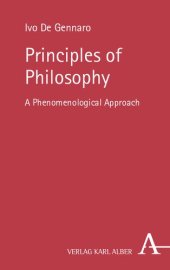 book Principles of Philosophy: A Phenomenological Approach