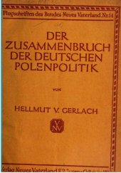 book Der Zusammenbruch der deutschen Polenpolitik