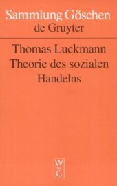 book Theorie des sozialen Handelns