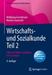 book Wirtschafts- und Sozialkunde Teil 2: Fälle und offene Aufgaben mit Lösungen