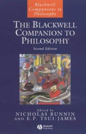 book The Blackwell Companion to Philosophy