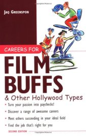 book Careers for Film Buffs & Other Hollywood Types