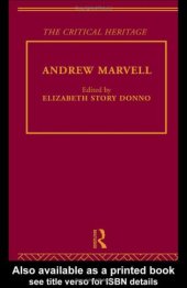 book Andrew Marvell: The Critical Heritage