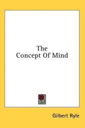 book Concept of Mind