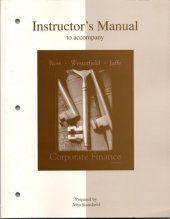 book Instructor's Manual to accompany Corporate Finance, Sixth Edition