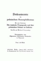 book Dokumente des polnischen Russophilismus
