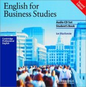 book English for Business Studies Audio CD Set (2 CDs)