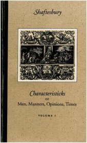 book Characteristicks of Men, Manners, Opinions, Times