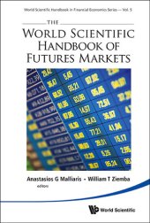 book The World Scientific Handbook of Futures Markets (World Scientific Handbook in Financial Economics)