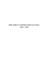 book The Great Chinese Revolution, 1800-1985